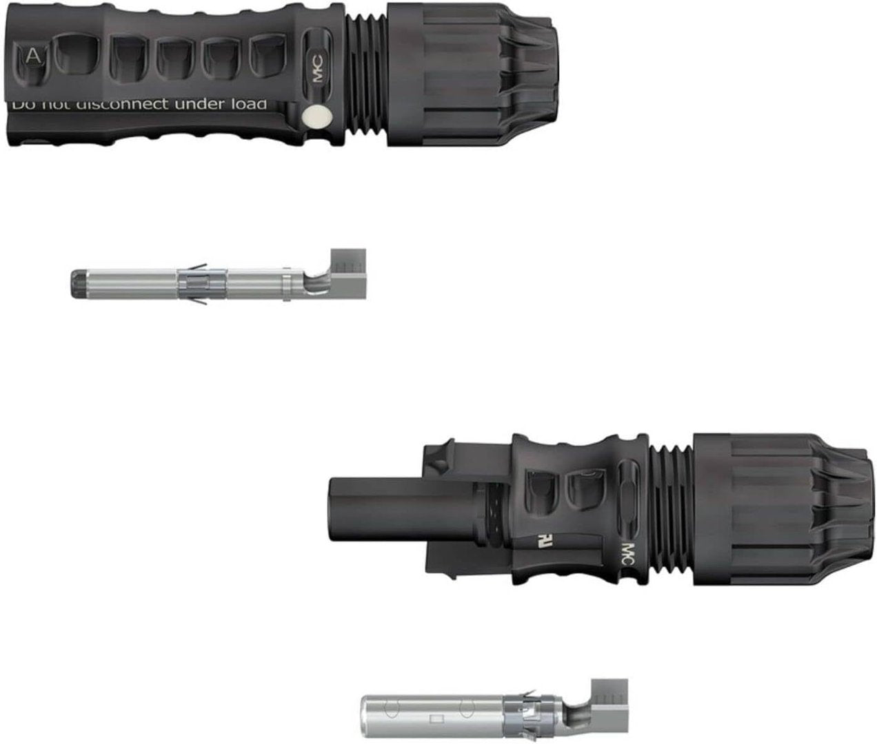 100 pairs Stäubli MC4-Evo 2 socket + plug 4-6 mm² type PV-KBT4-EVO 2/6II
